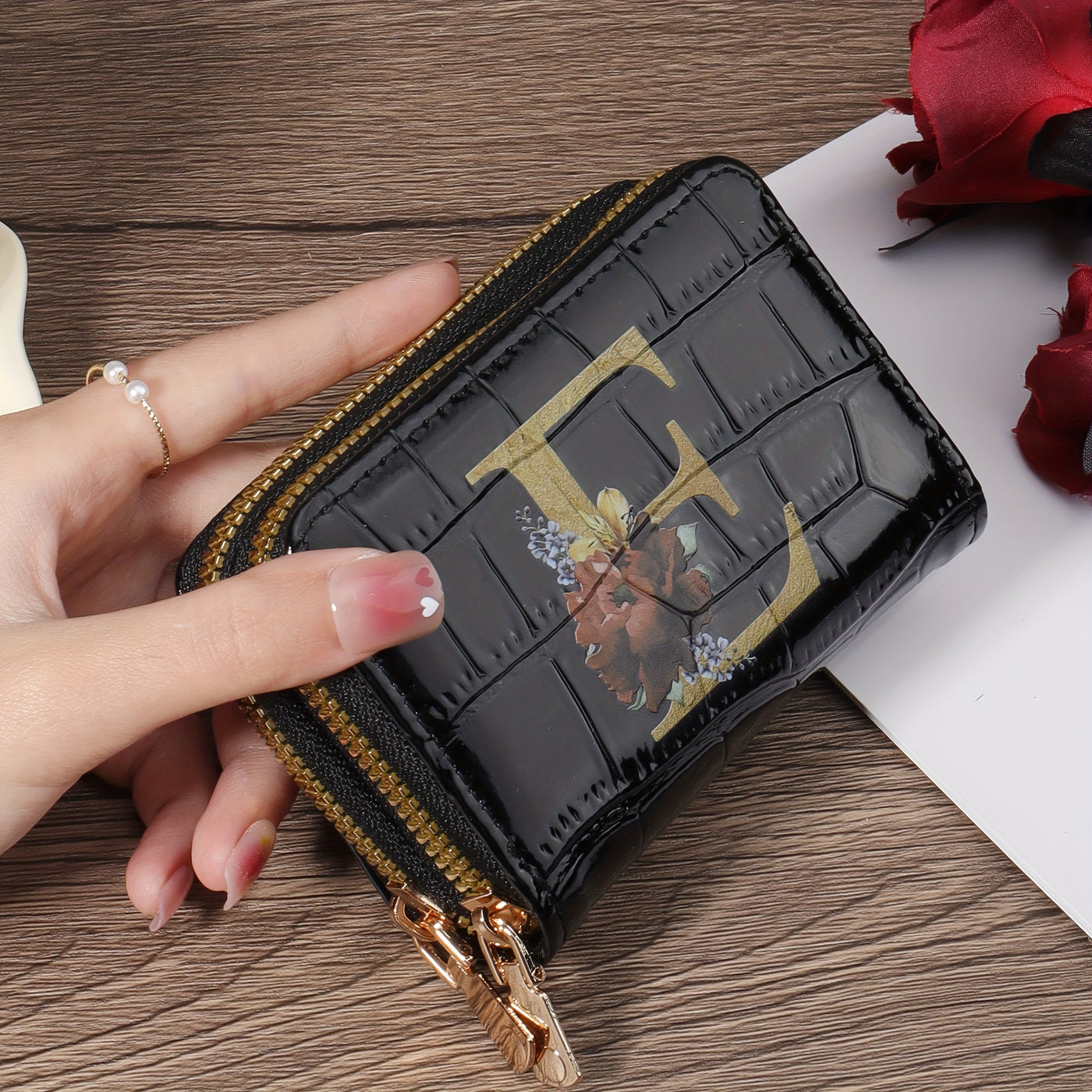 Rowan™ Monogram Leather Wallet