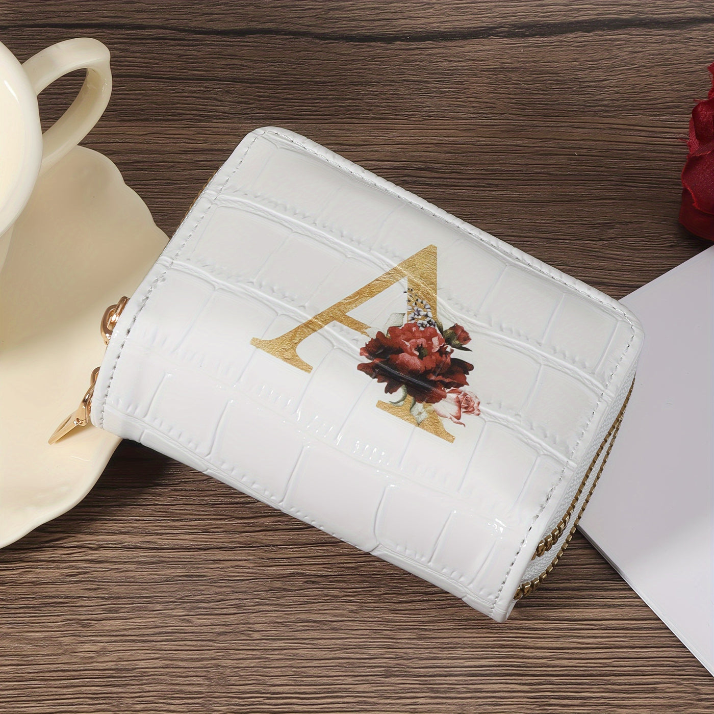 Rowan™ Monogram Leather Wallet