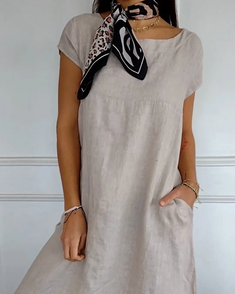 BELVAR - White Haven Casual Cotton Dress