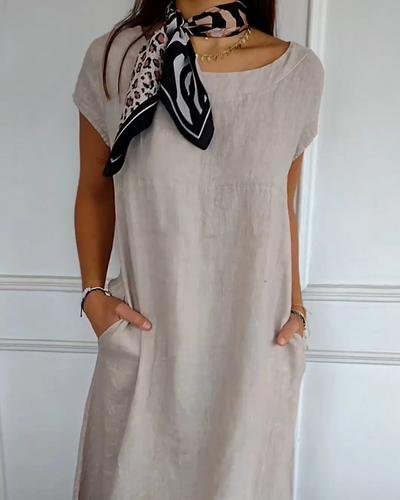 BELVAR - White Haven Casual Cotton Dress