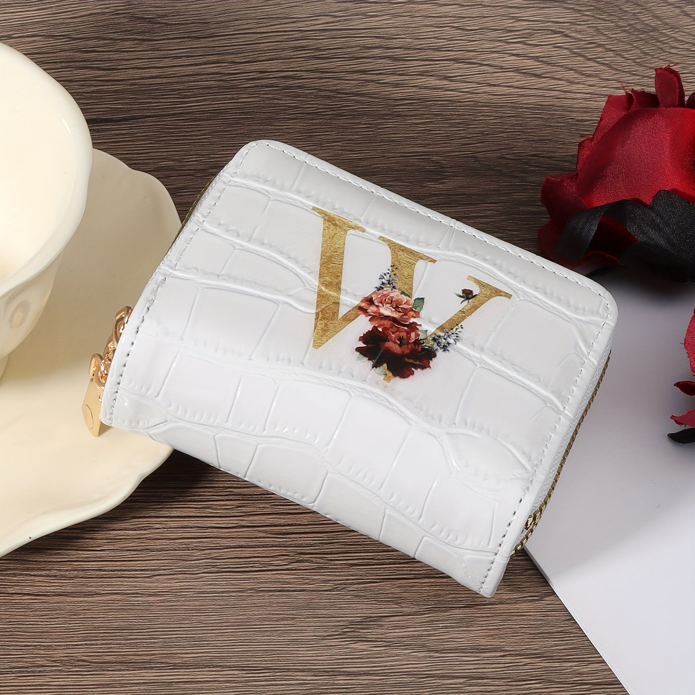 Rowan™ Monogram Leather Wallet