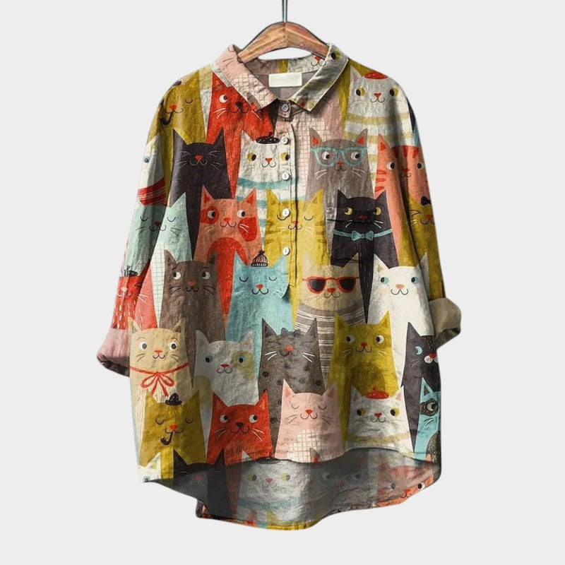 France – Lace Trim Blouse