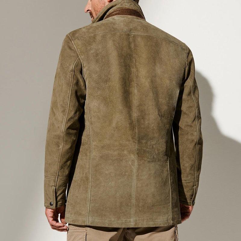 Edison Vintage Buckskin Leather Jacket