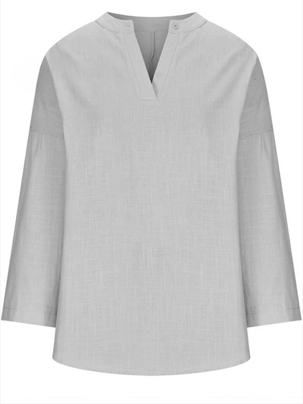 Claire – Long-Sleeve Beach Blouse