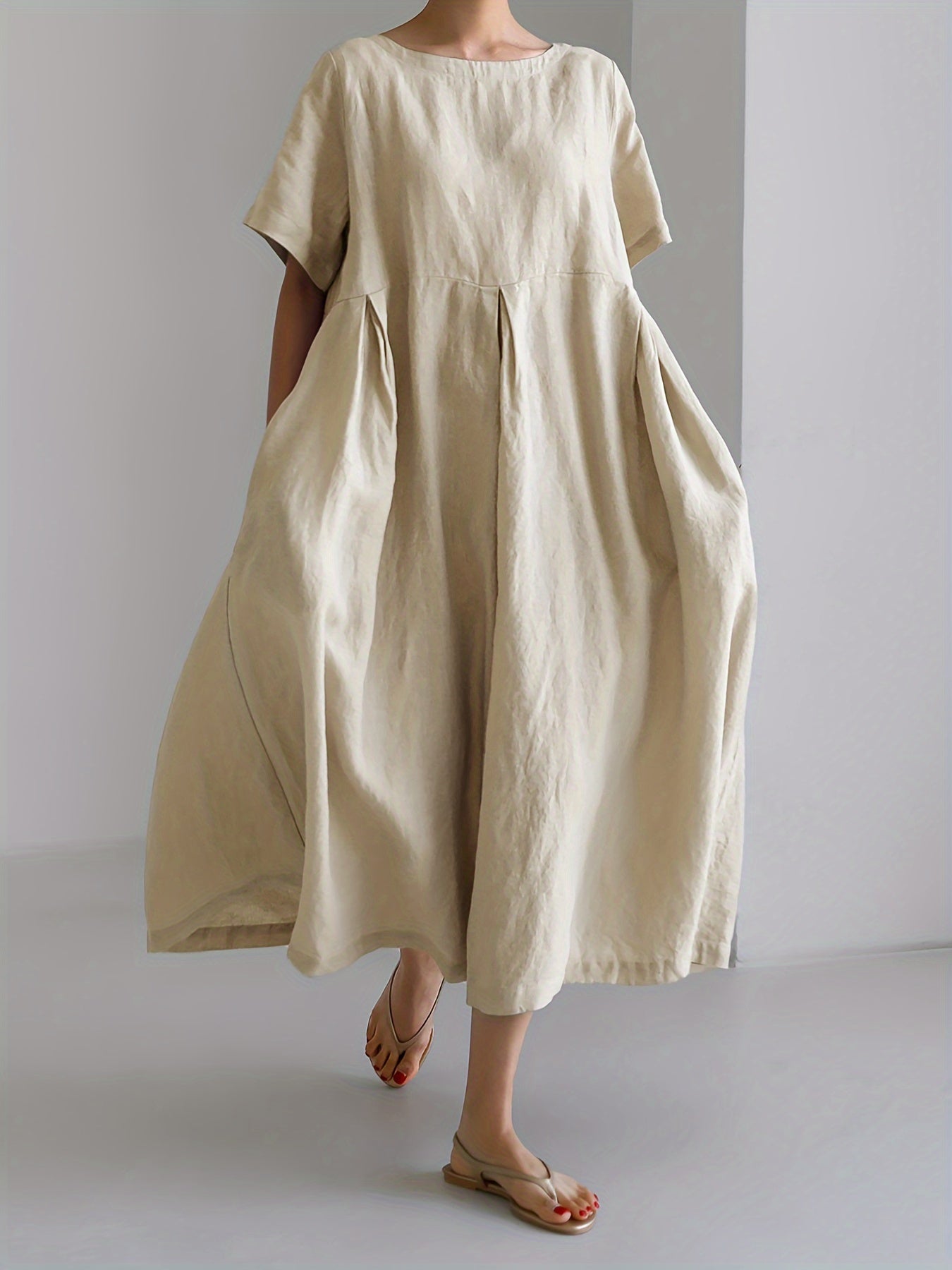 Camille Cotton Blend Dress