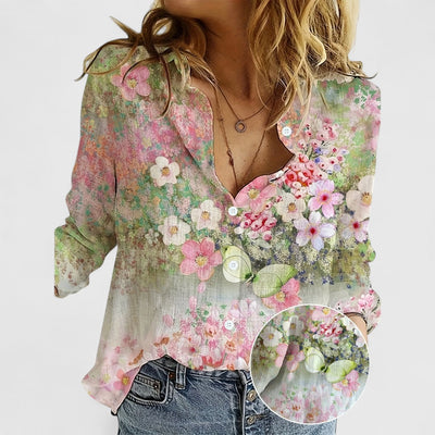 Fiona - Blouse with Floral Print