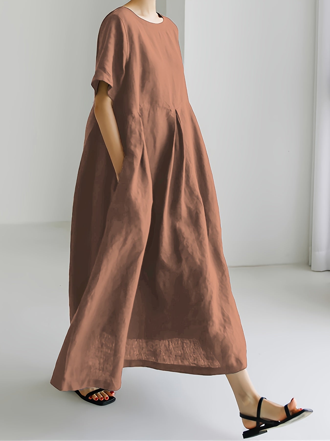 Camille Cotton Blend Dress