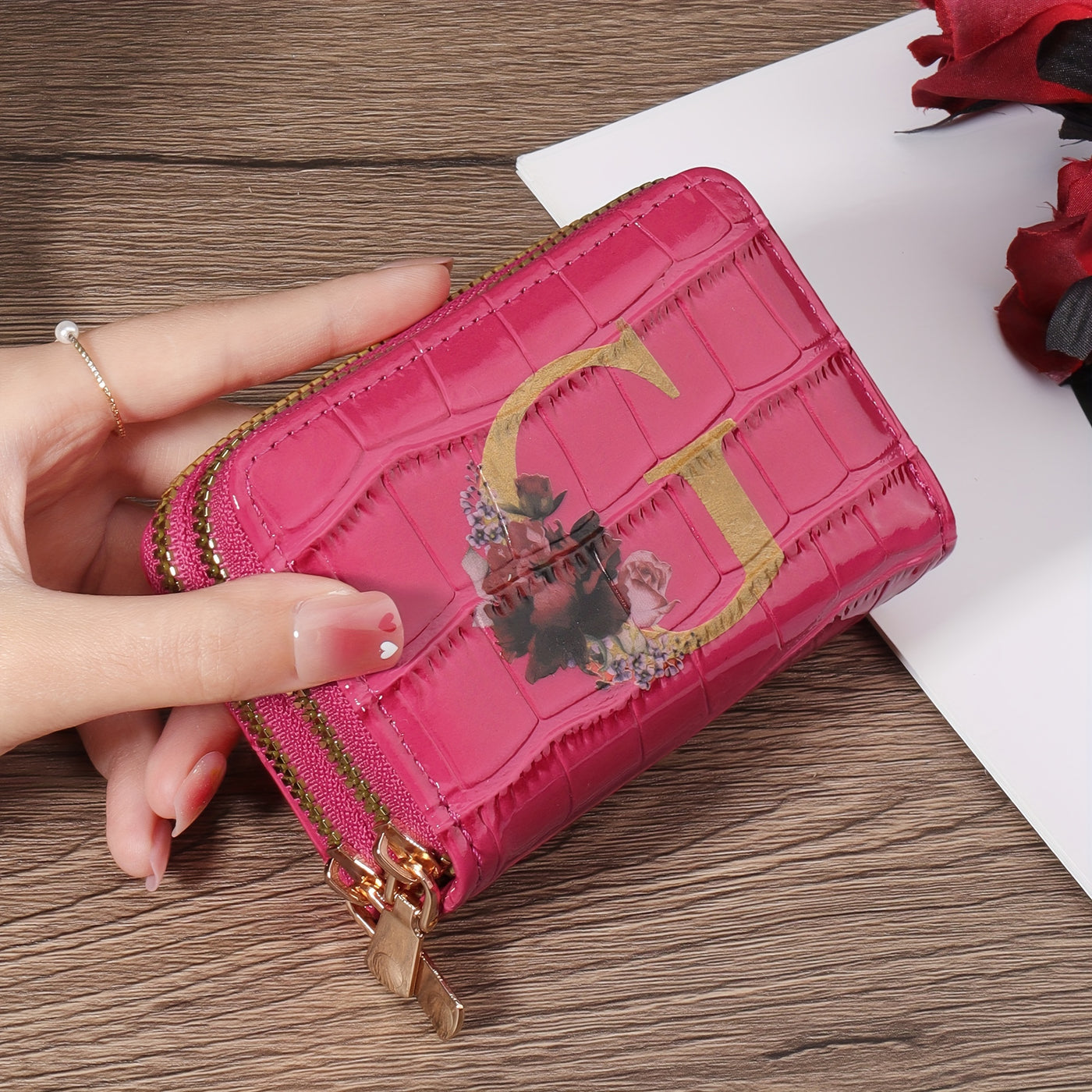 Rowan™ Monogram Leather Wallet