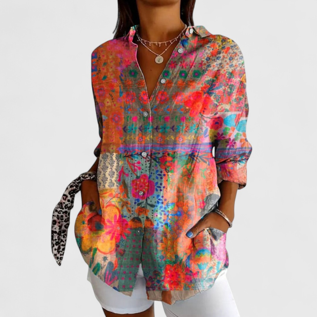 Francesca - Floral Blouse Spring