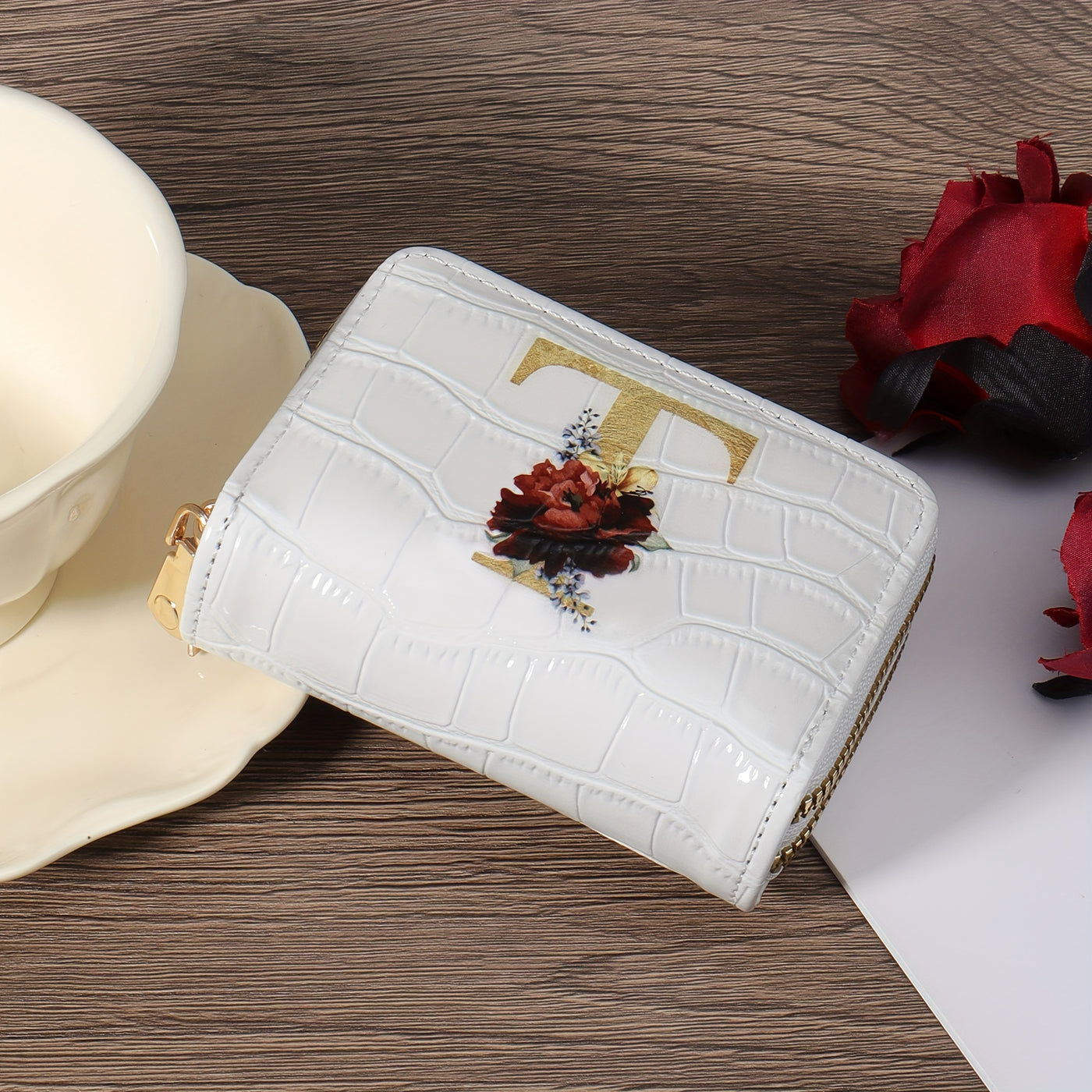 Rowan™ Monogram Leather Wallet