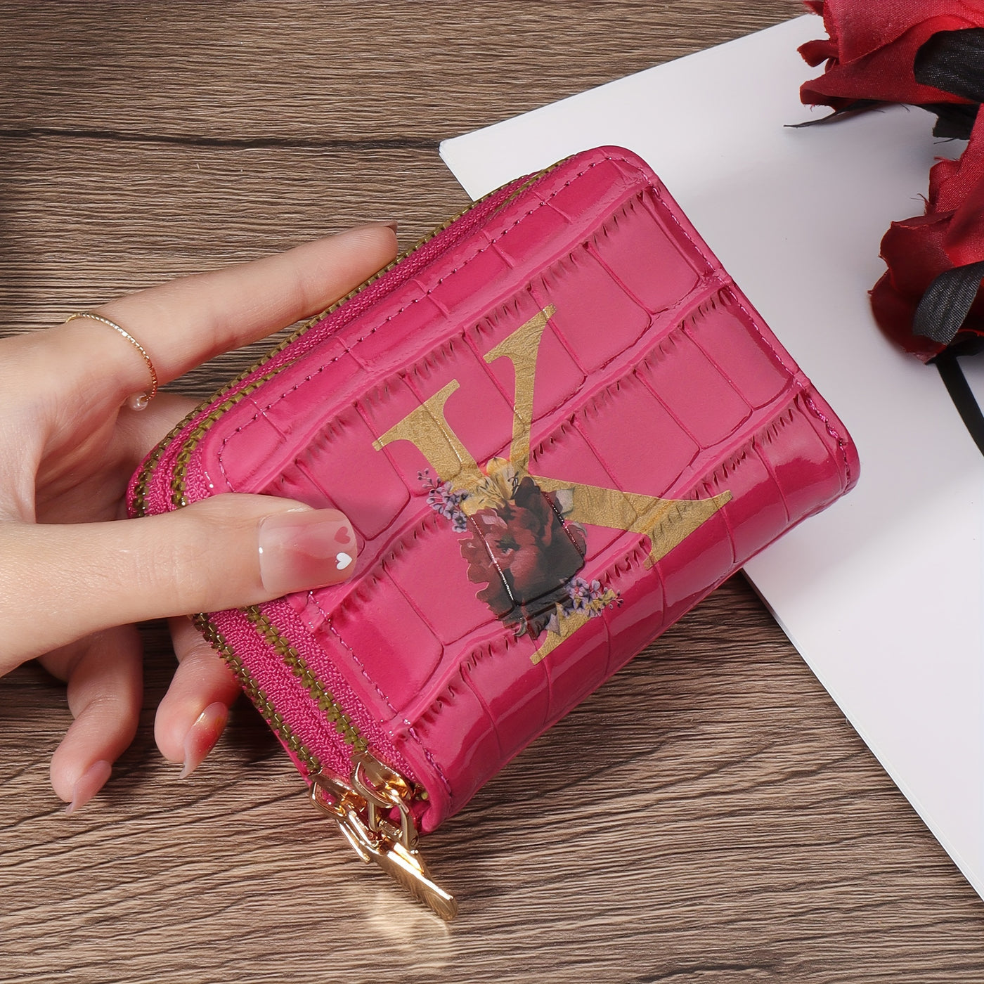 Rowan™ Monogram Leather Wallet