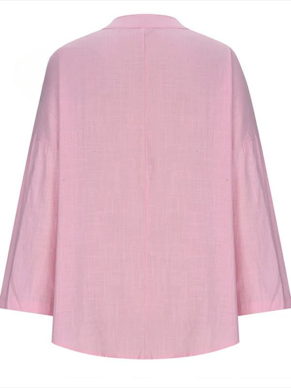 Claire – Long-Sleeve Beach Blouse
