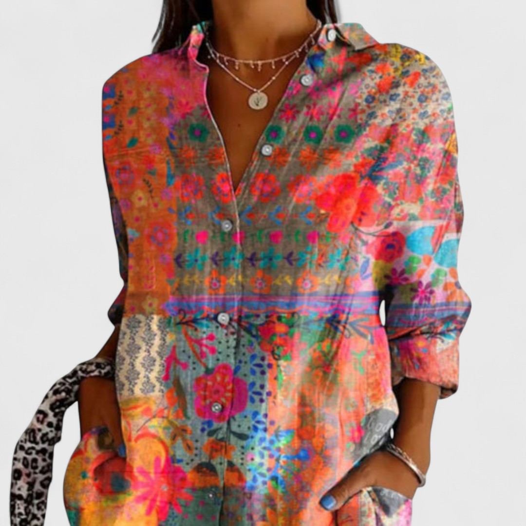 Francesca - Floral Blouse Spring