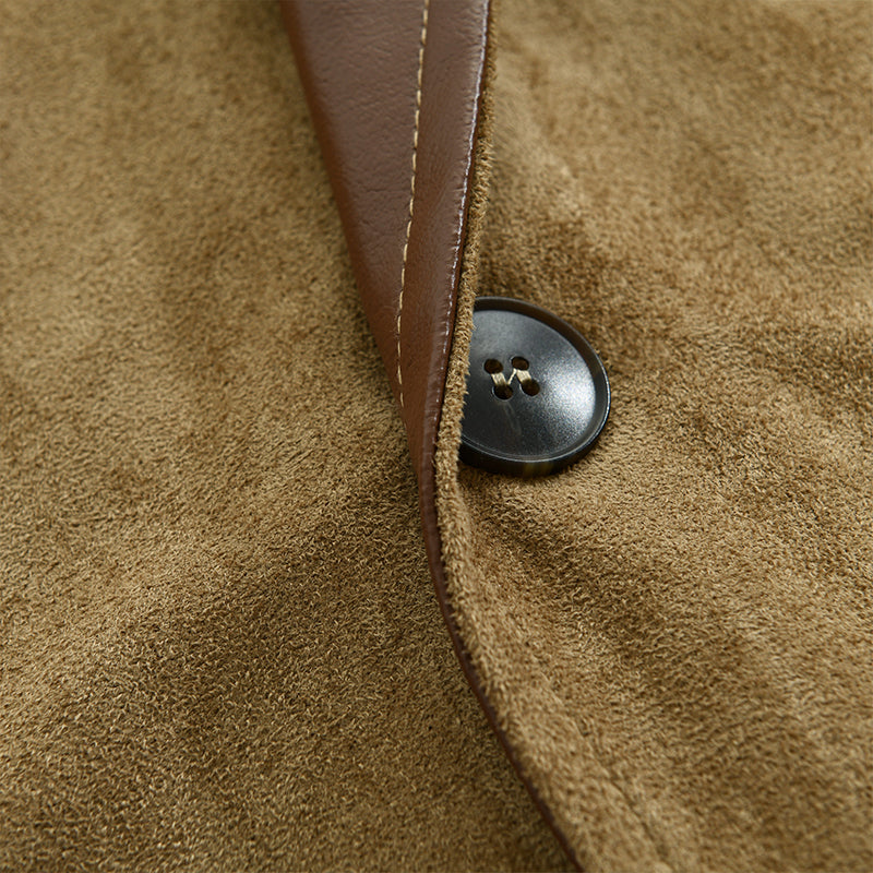Edison Vintage Buckskin Leather Jacket