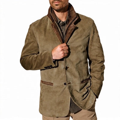 Edison Vintage Buckskin Leather Jacket