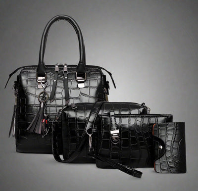 Rowan™ 4 Piece Modern Leather Bag Set