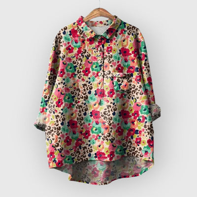 Laura - Handmade Floral Blouse
