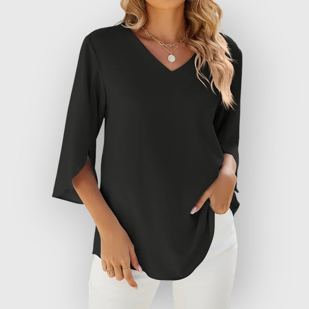 Rachel V-neck Blouse