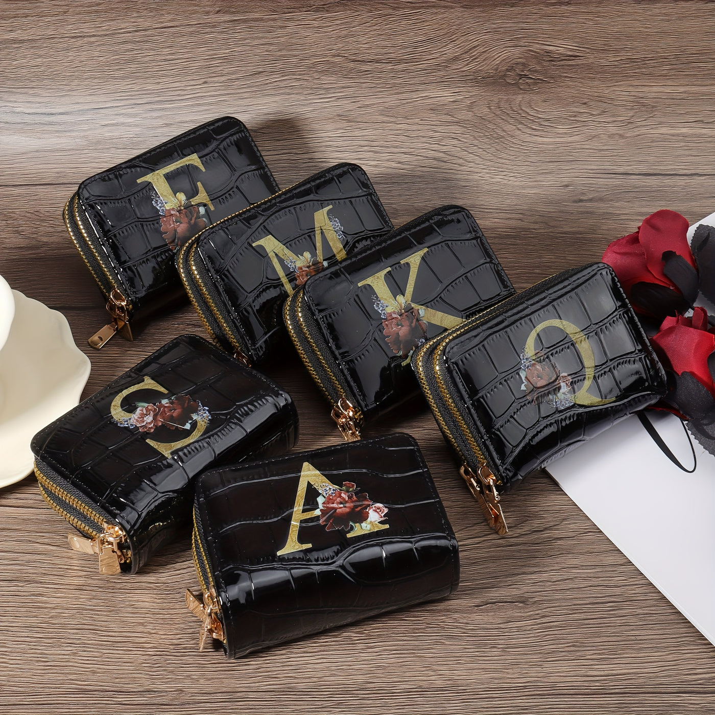 Rowan™ Monogram Leather Wallet