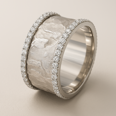 Vera – Antique Silver Sparkle Band