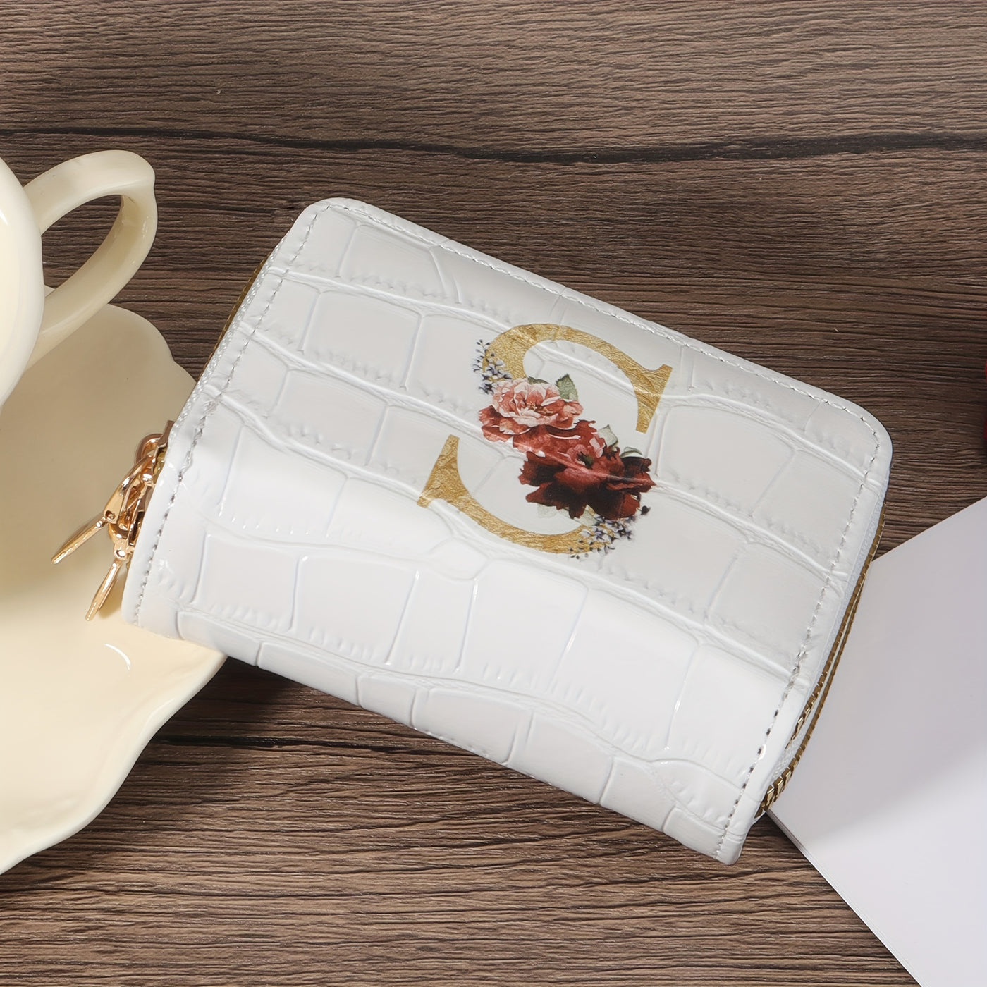 Rowan™ Monogram Leather Wallet