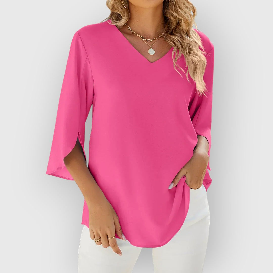 Rachel V-neck Blouse