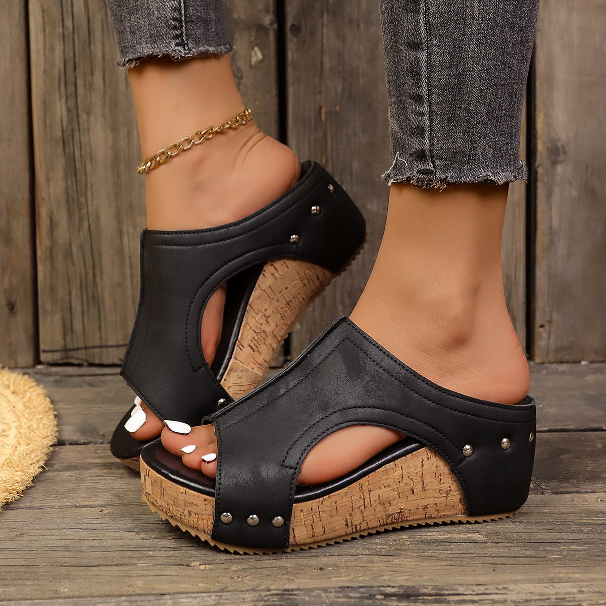 Marly Cork Wedges