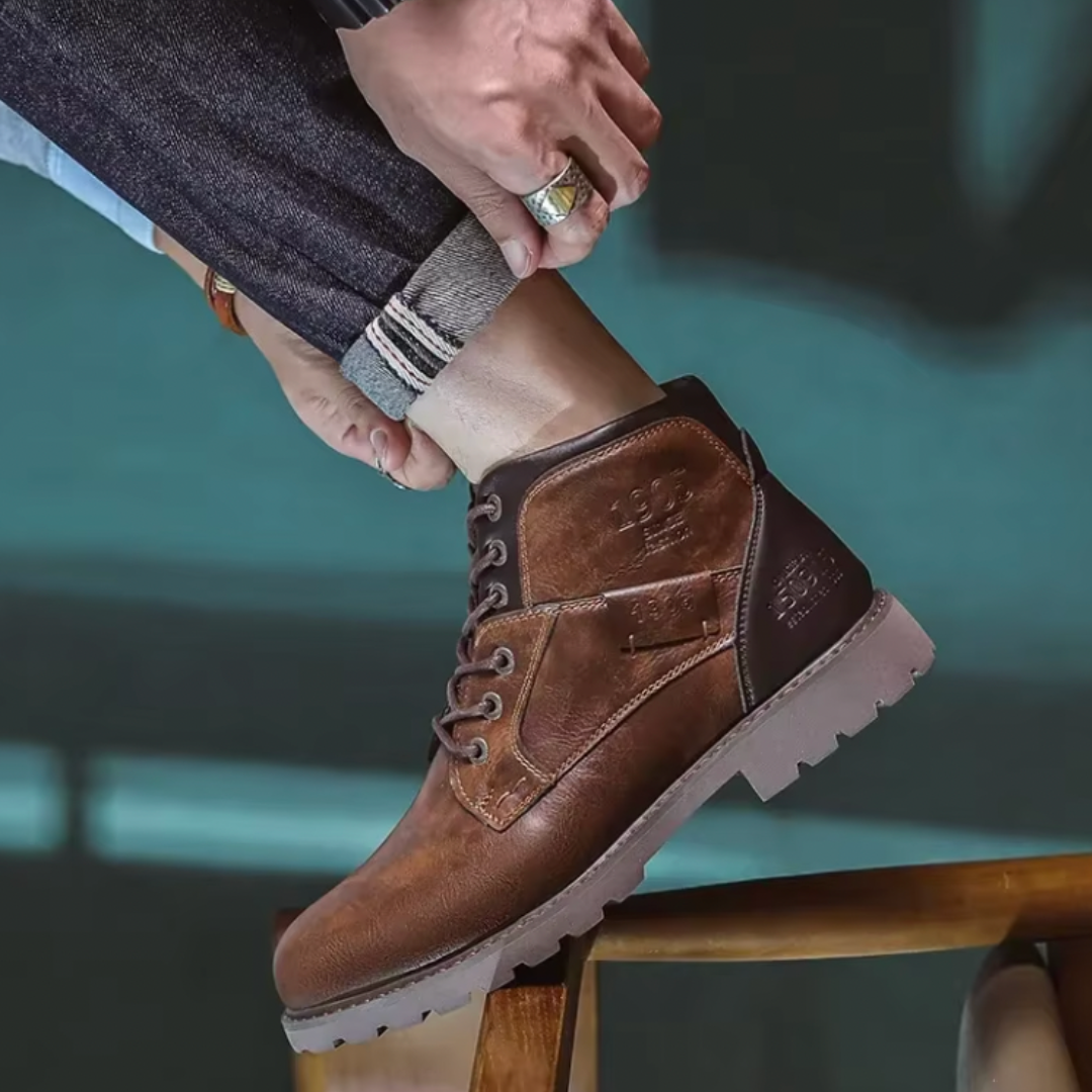 Adam™ | Vintage Leather Men's Boots
