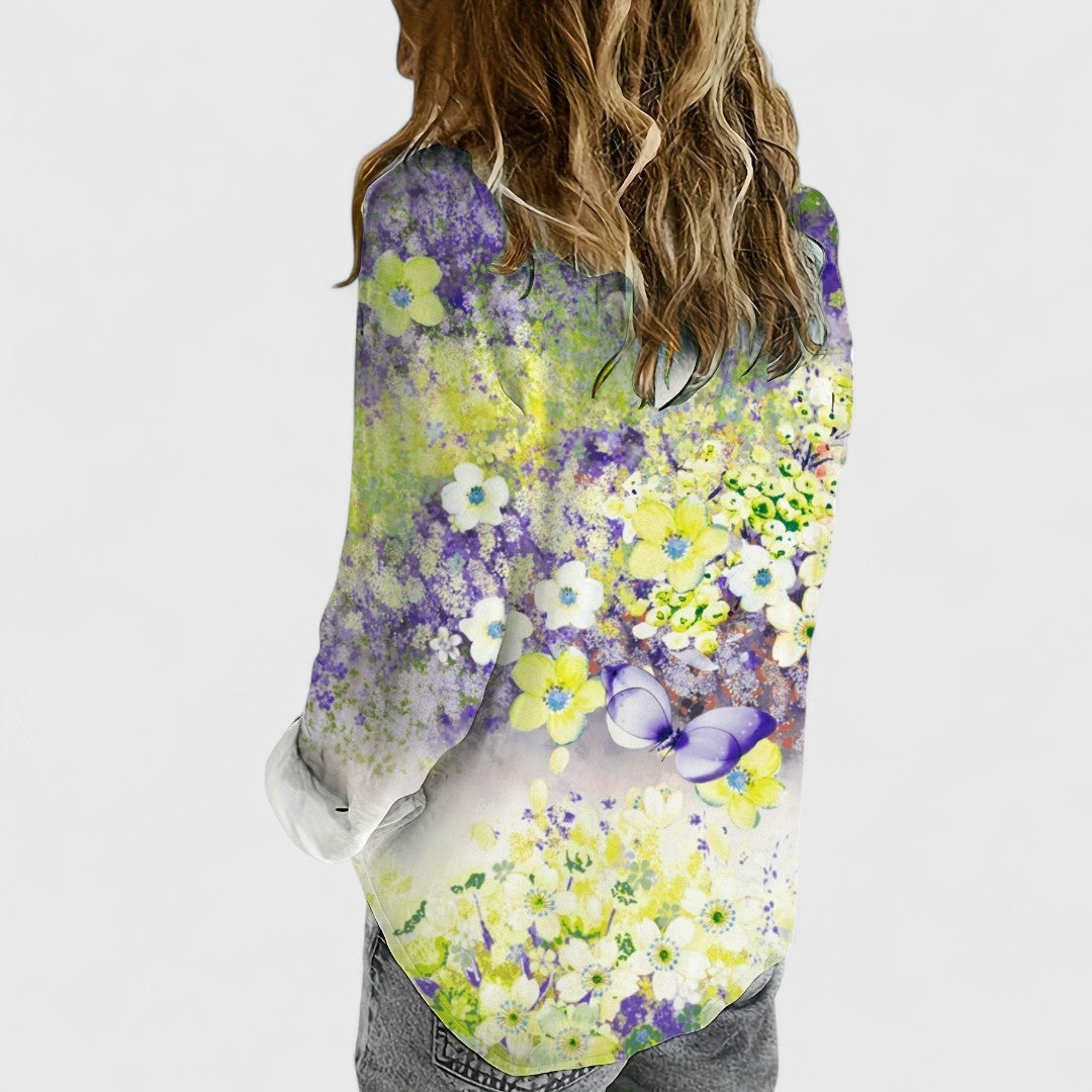 Fiona - Blouse with Floral Print