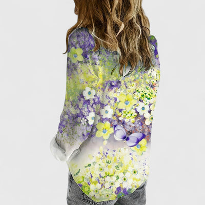 Fiona - Blouse with Floral Print