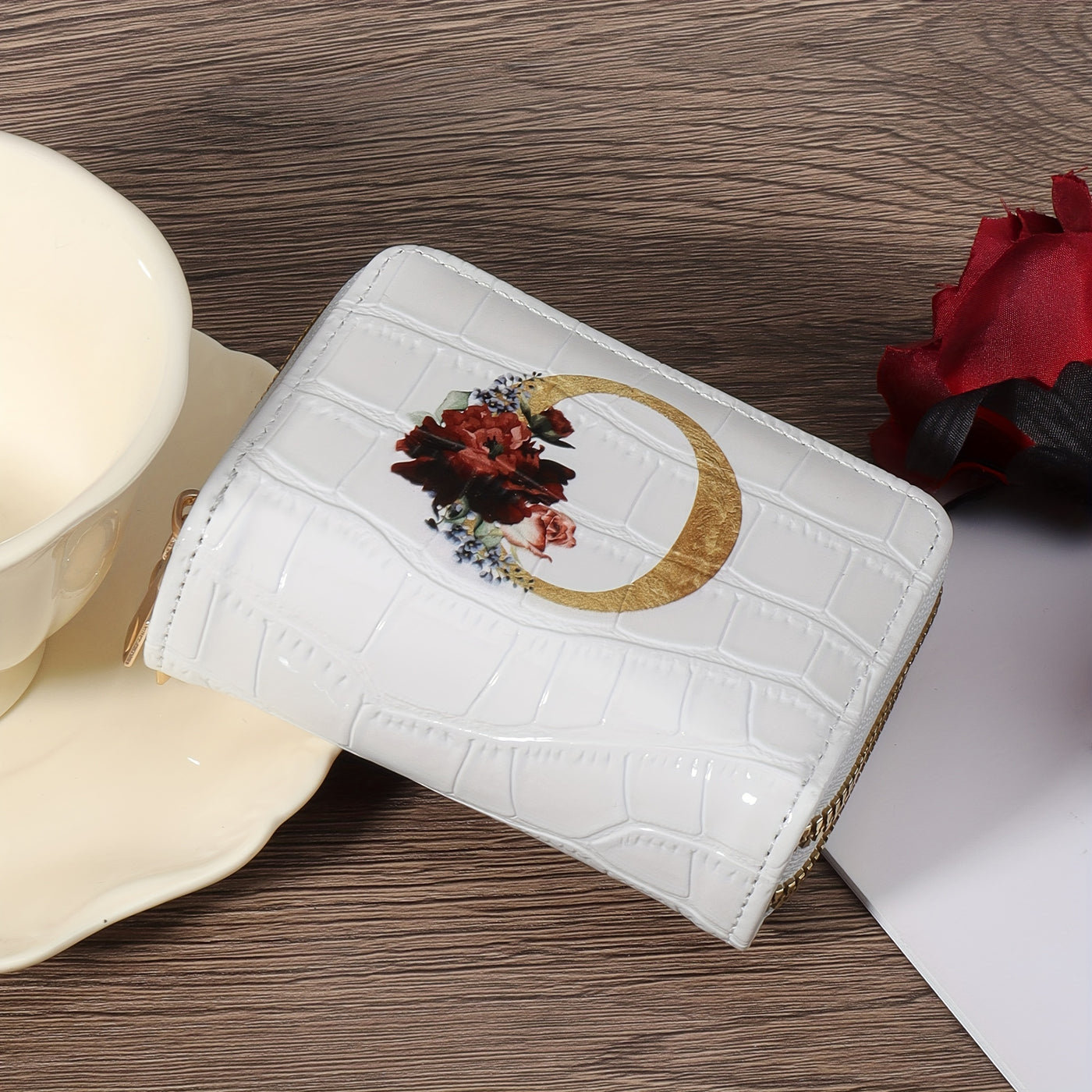 Rowan™ Monogram Leather Wallet