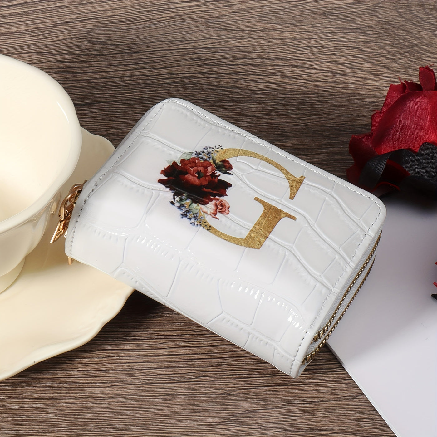 Rowan™ Monogram Leather Wallet