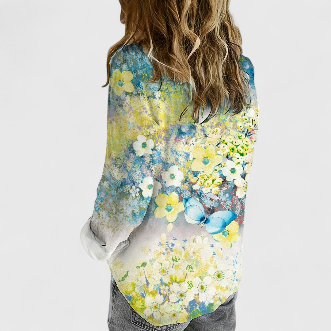 Fiona - Blouse with Floral Print