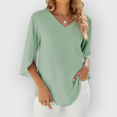 Rachel V-neck Blouse