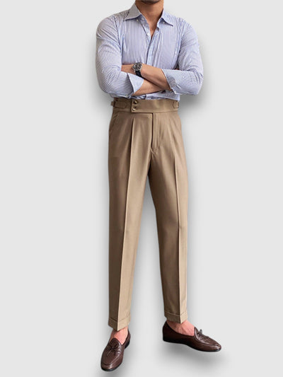 Maxwell – Elegant Pleated Trousers