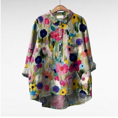 Sophie – Vintage Floral Blouse