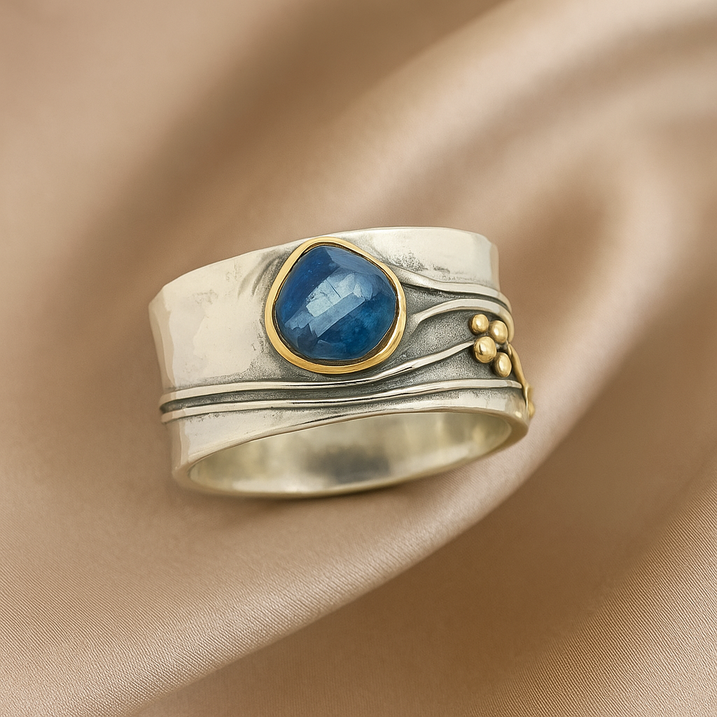 Bohemian Gemstone Meditation Ring