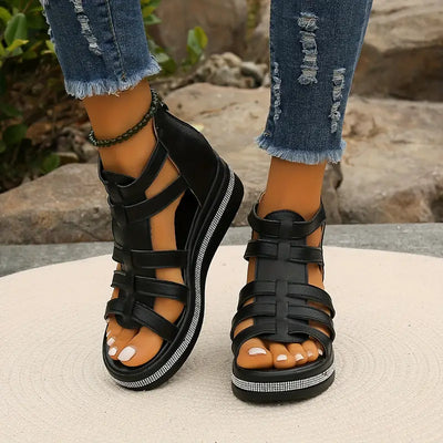 CHLOE© - Elegant Wedge Sandals