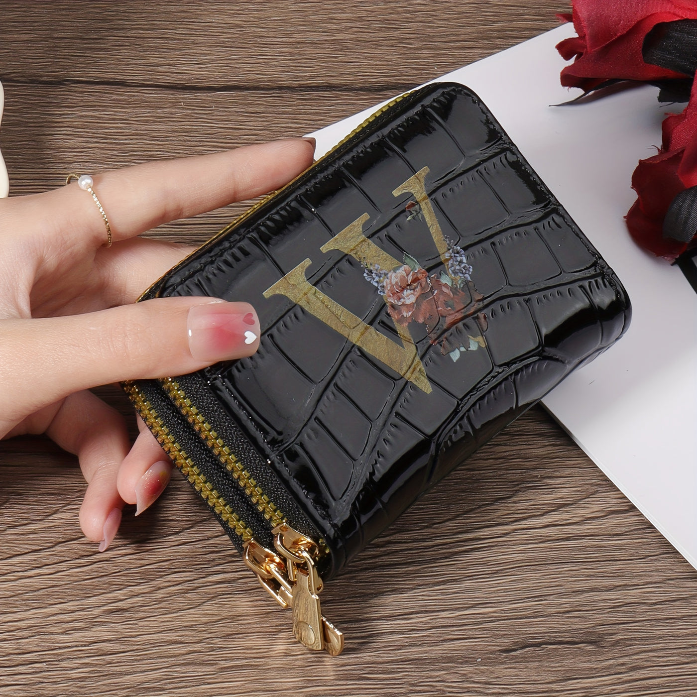 Rowan™ Monogram Leather Wallet