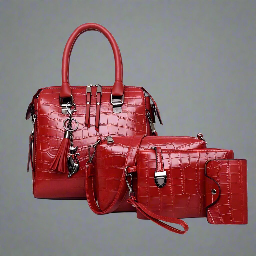 Rowan™ 4 Piece Modern Leather Bag Set