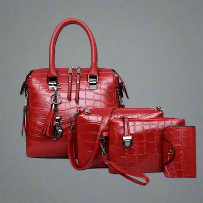 Rowan™ 4 Piece Modern Leather Bag Set