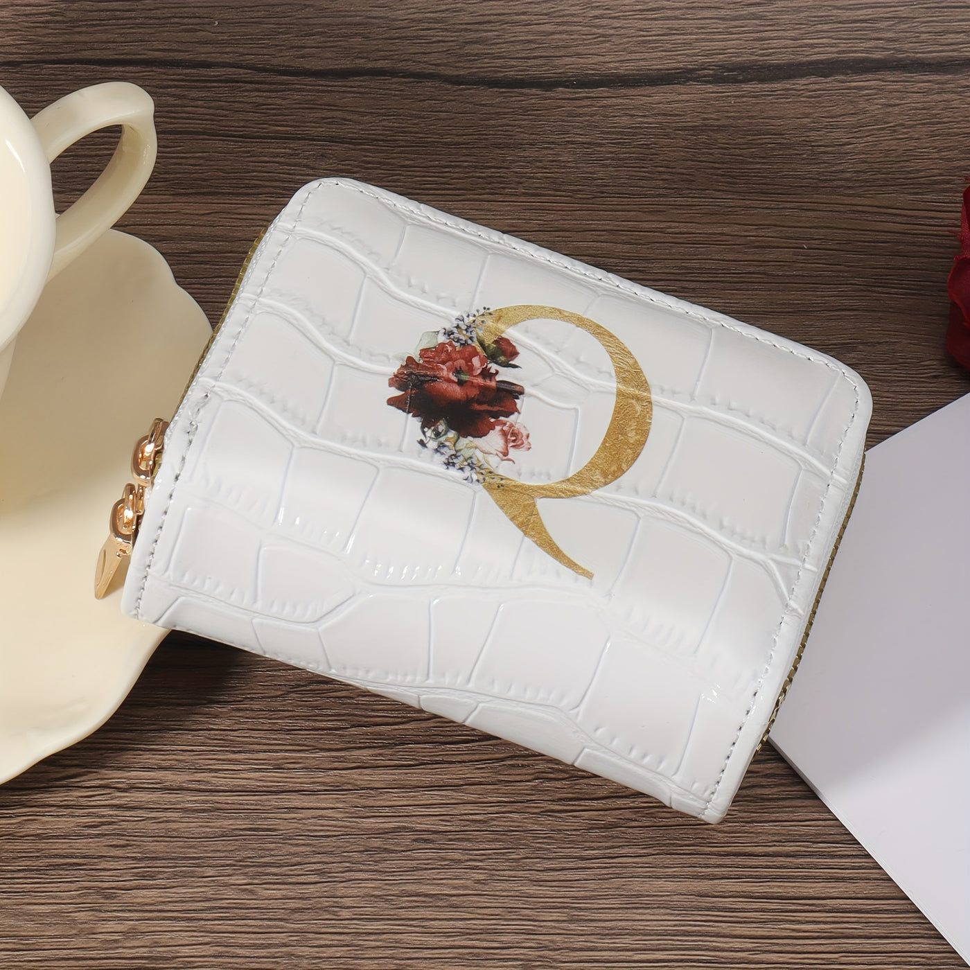 Rowan™ Monogram Leather Wallet