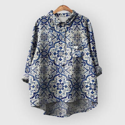 Laura - Handmade Floral Blouse