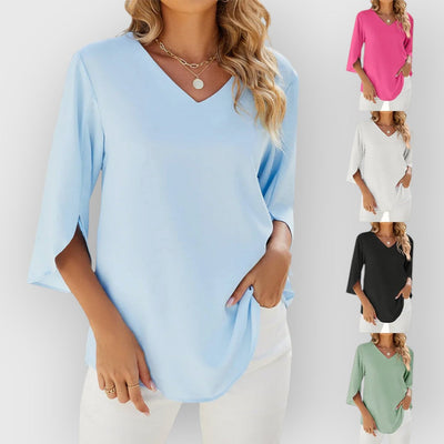 Rachel V-neck Blouse