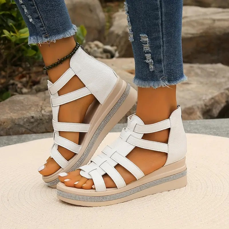 CHLOE© - Elegant Wedge Sandals