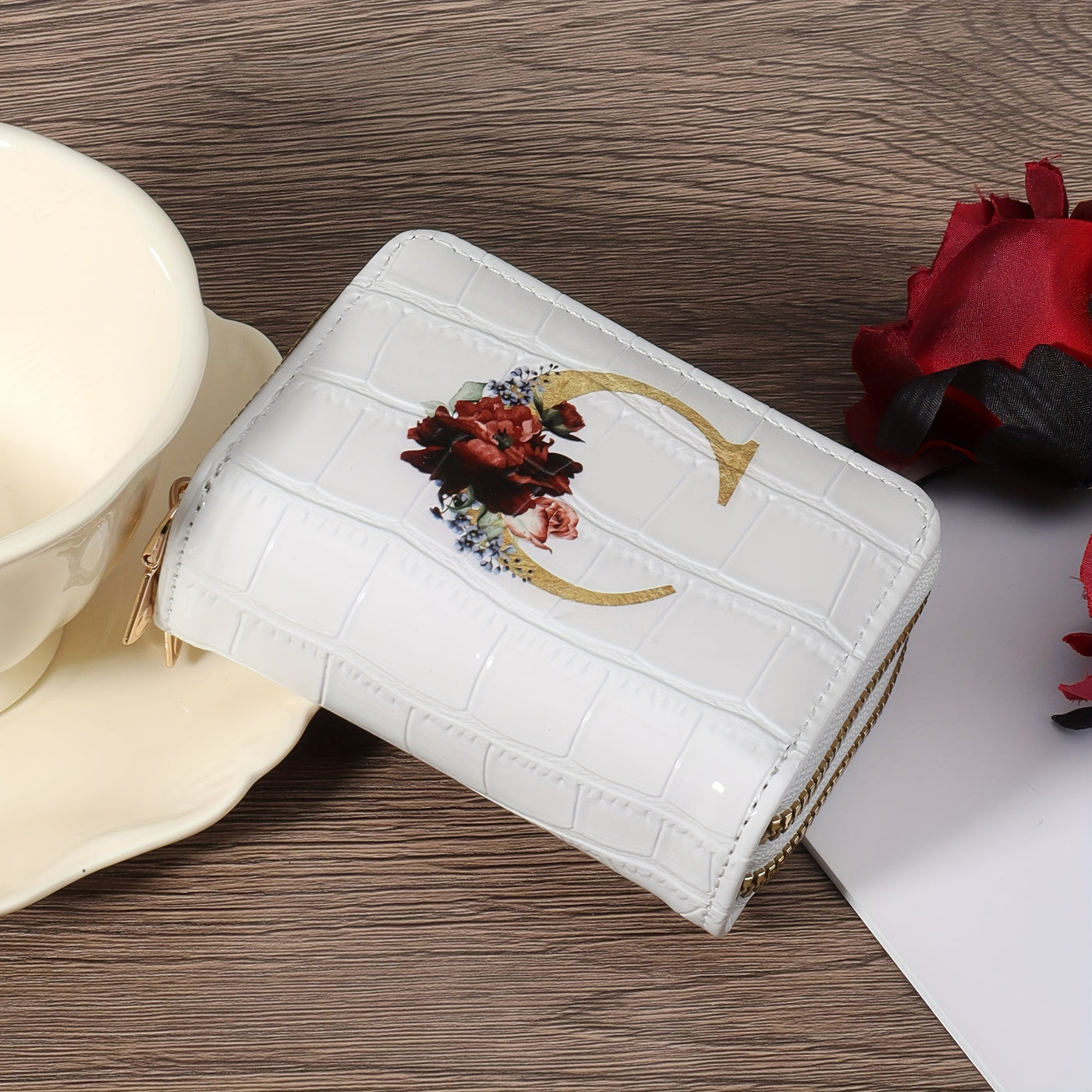 Rowan™ Monogram Leather Wallet