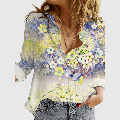 Fiona - Blouse with Floral Print