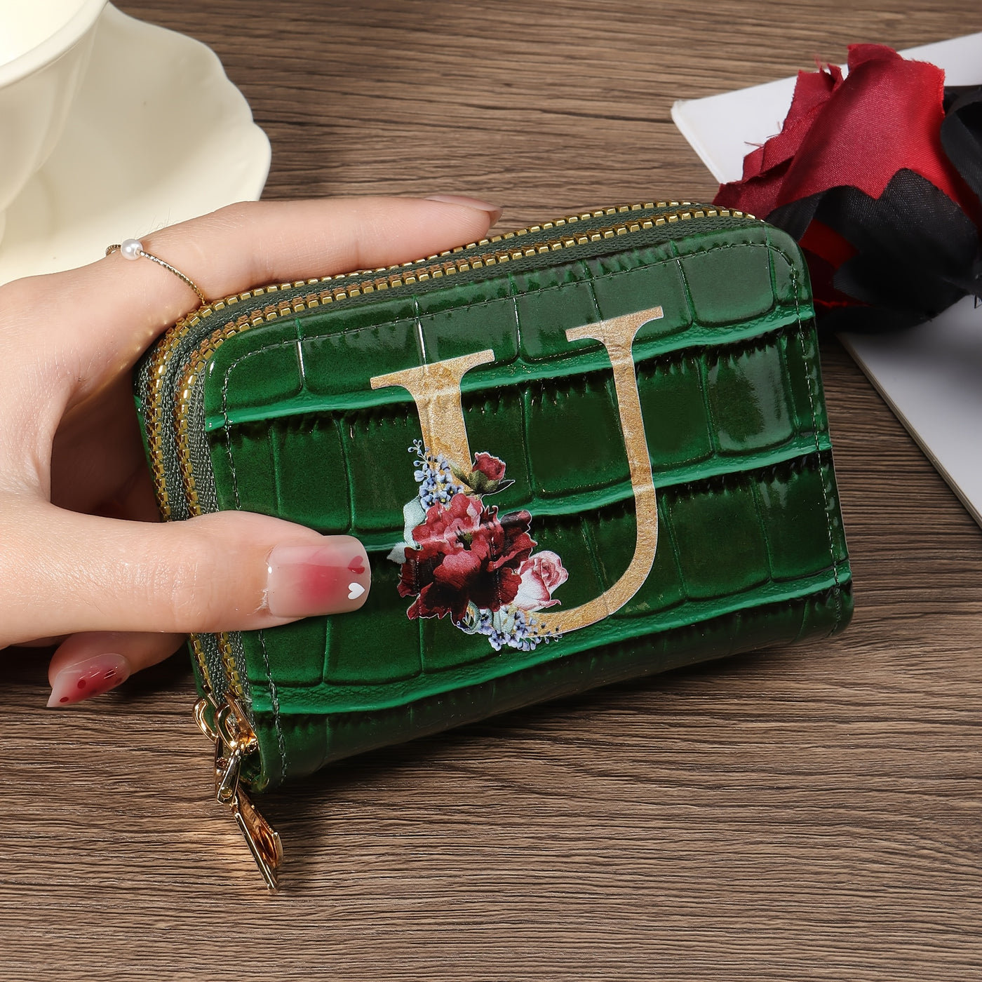 Rowan™ Monogram Leather Wallet
