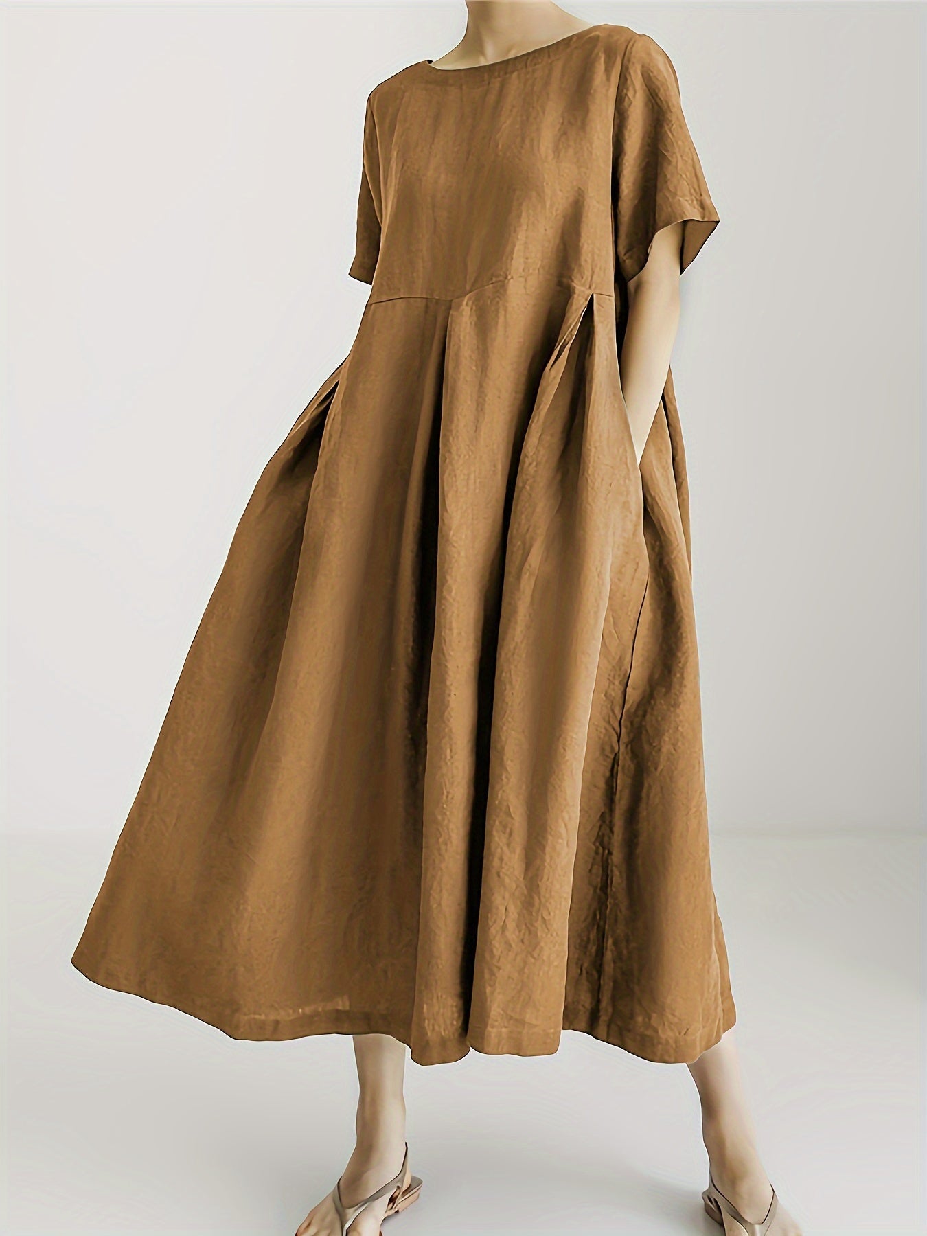 Camille Cotton Blend Dress