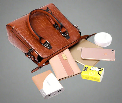 Rowan™ 4 Piece Modern Leather Bag Set
